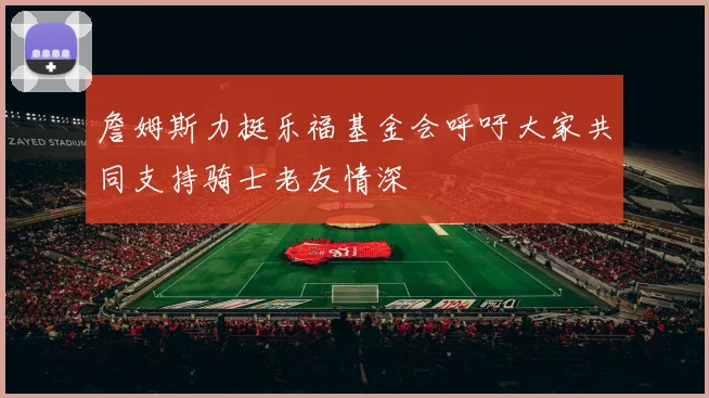 詹姆斯力挺乐福基金会呼吁大家共同支持骑士老友情深